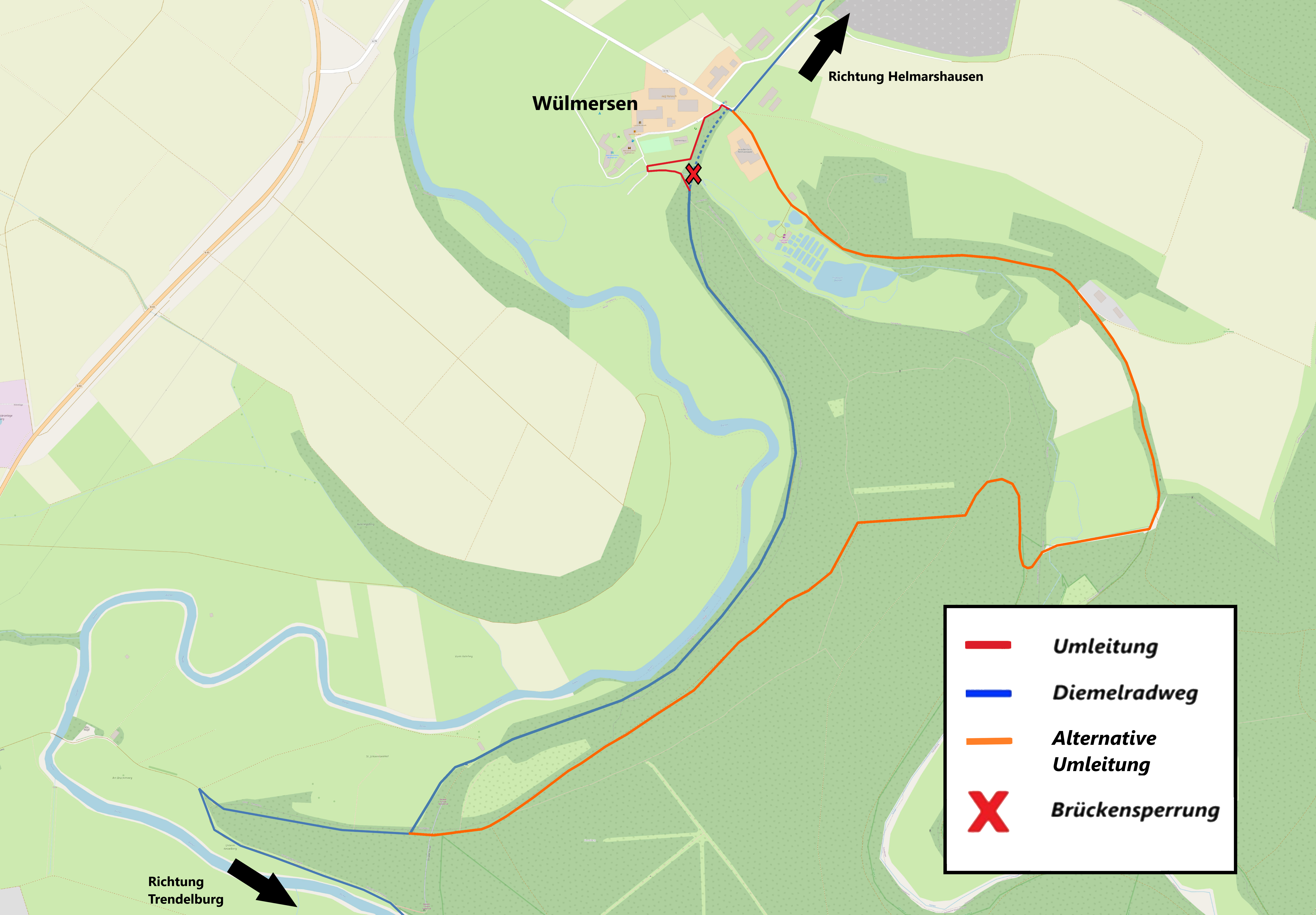 Bild mit Alternative