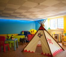 Spielzelt im Spielzimmer Hotel berghof Willingen-Usseln