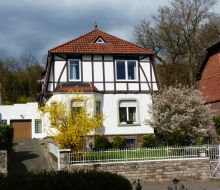 Aussenansicht Ferienhaus an der Saline Bad Karlshafen