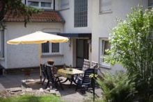 Terrasse Ferienhaus an der Saline Bad Karlshafen