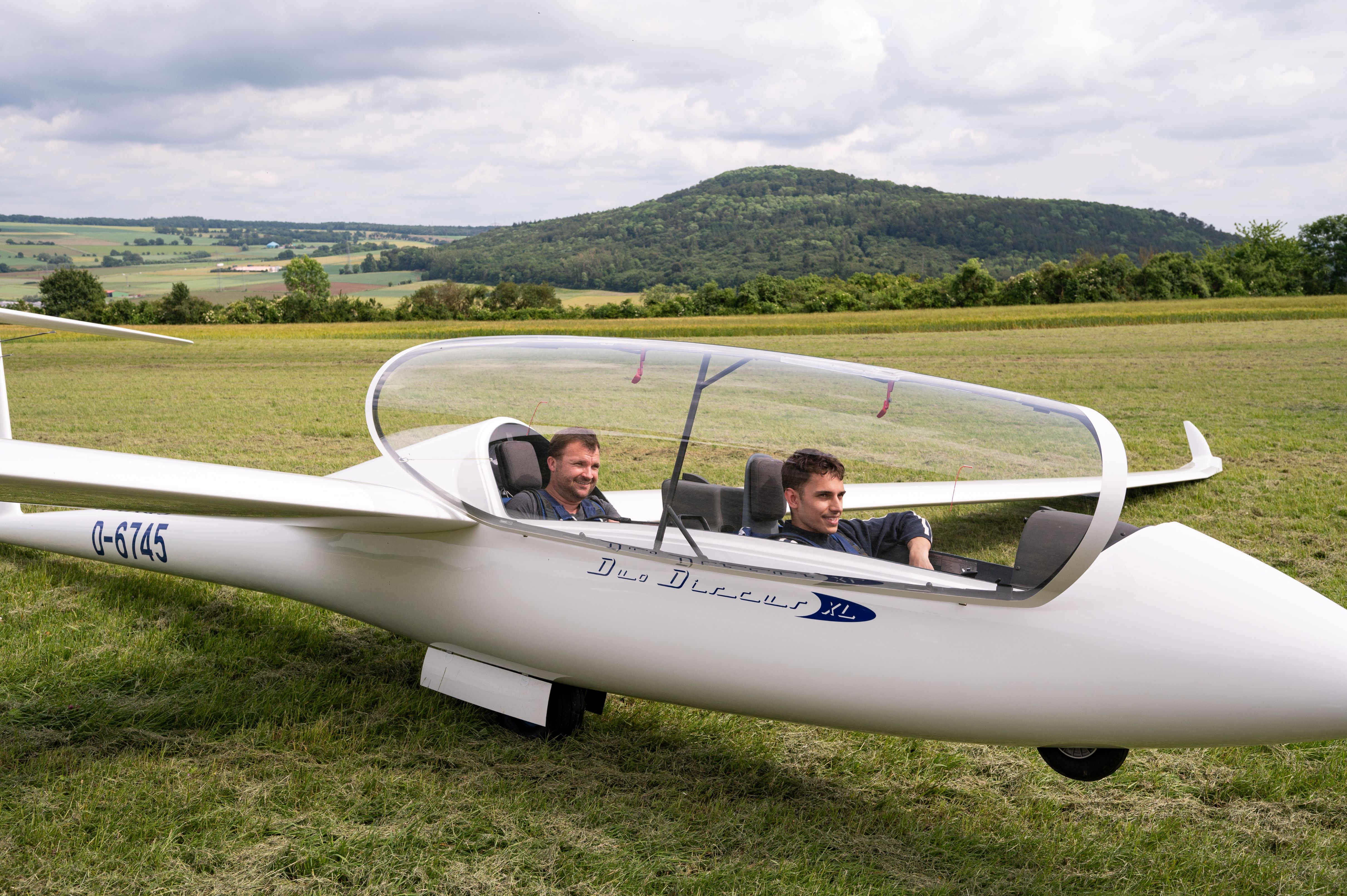 Segelflug über Hofgeismar, Foto: Naturpark Reinhardswald e.V.