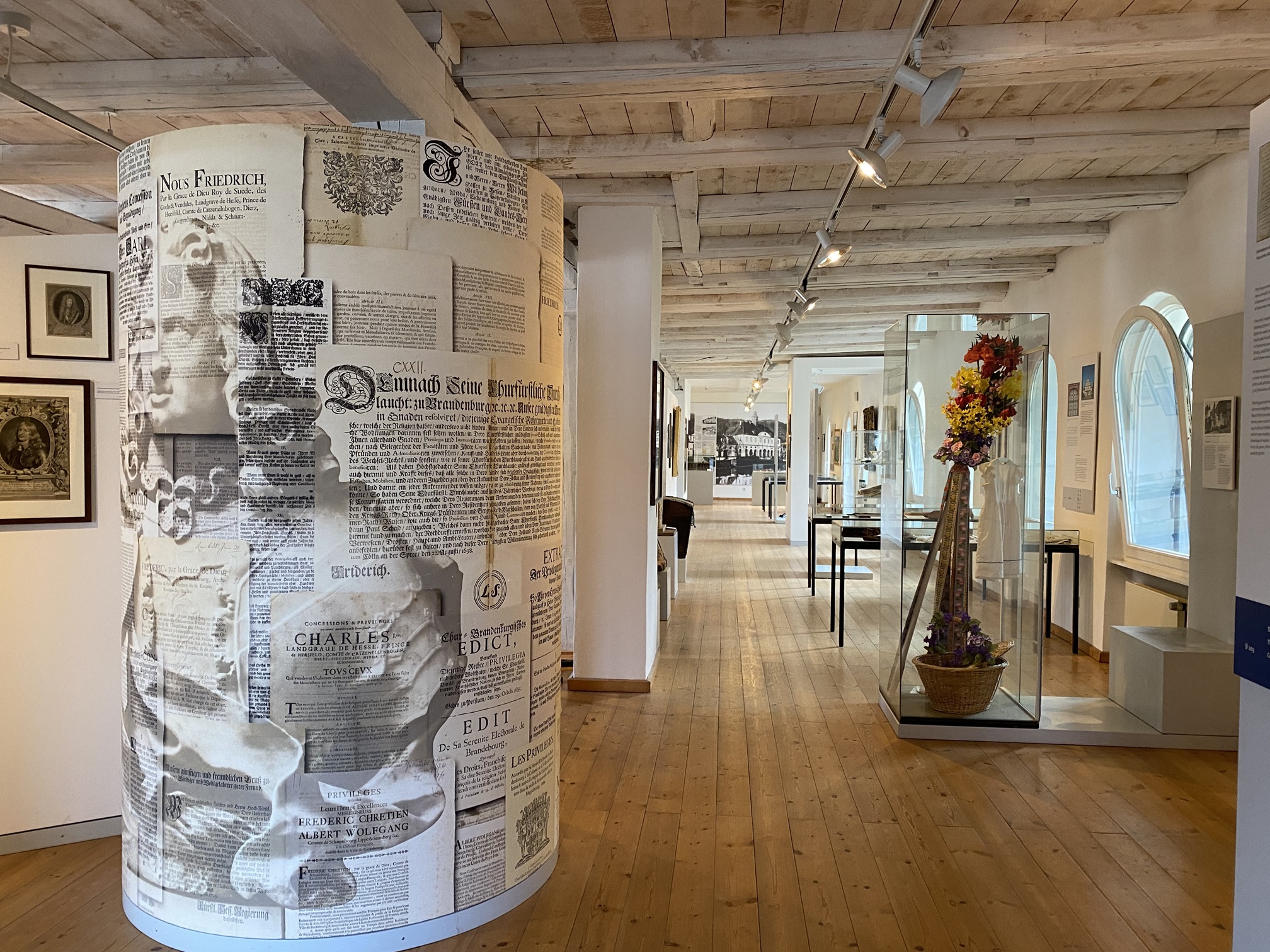 Blick in das Hugenottenmuseum in Bad Karlshafen